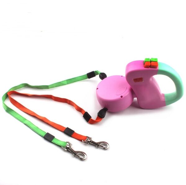 Retractable Dual Pet Dog Walking Leash - Image 7