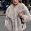Winter Plush Coat Fashion Thicken Lapel Outwear Casual Long Sleeve Tops Womens Clothing - Image 10