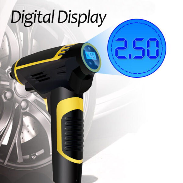 Automatic Portable Handheld Digital LED Smart Car Air Compressor Pump - Image 5