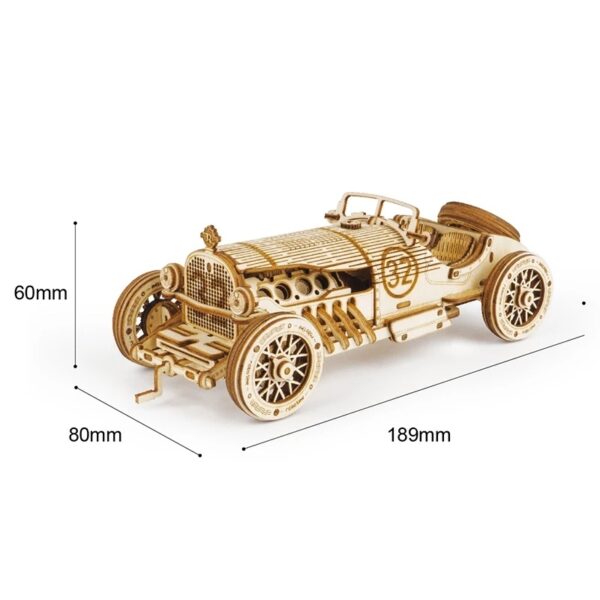 Car 3D Wooden Puzzle Game Assembly Racing Children's Toys - Image 4