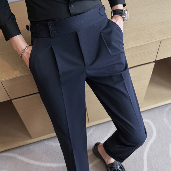 High-grade Casual Suit Slim-fit Ankle-length Pants - Image 4