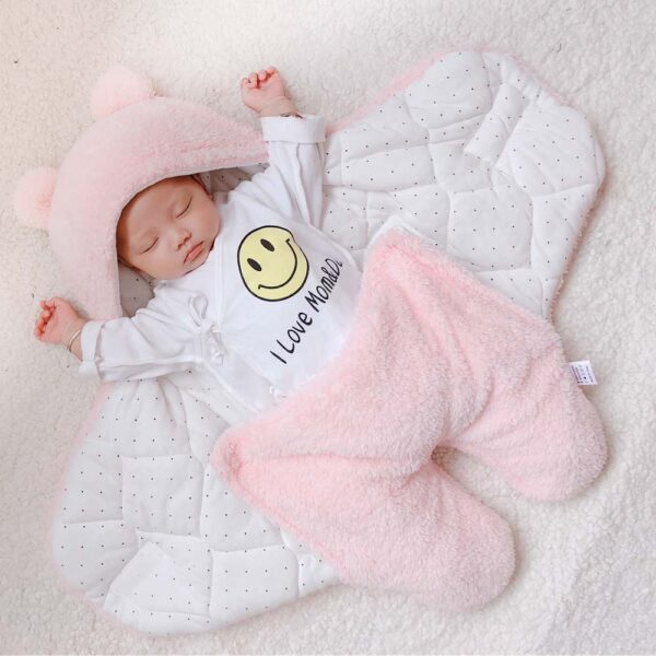 Baby Sleeping Bag Envelope for Newborn Baby Winter Swaddle Blanket - Image 2