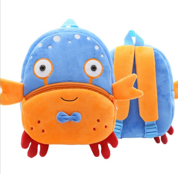 Cute Plush Backpacks Kindergarten Cartoon School Bags Children Animal Toys Bag - Image 3