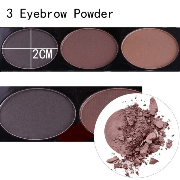 MISS ROSE 144 color 3 color 3 Color Eyeshadow blush eyebrow makeup makeup makeup kit special wholesale - Image 4