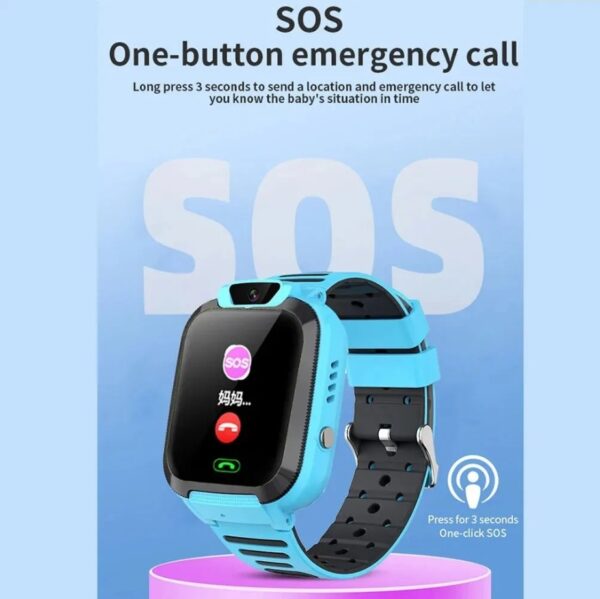 SOS Call LBS Tracker 2G Card-inserting Camera Children Waterproof Watch - Image 5