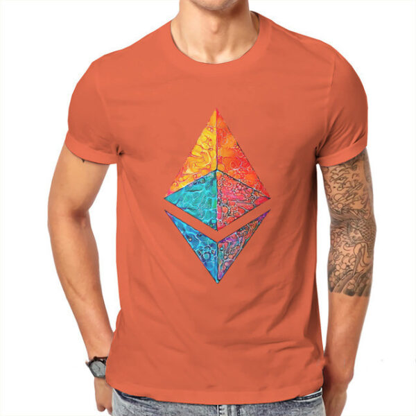 Crypto Etherium Onderscheidend Mannen T-shirt Hipster Kleding - Image 6