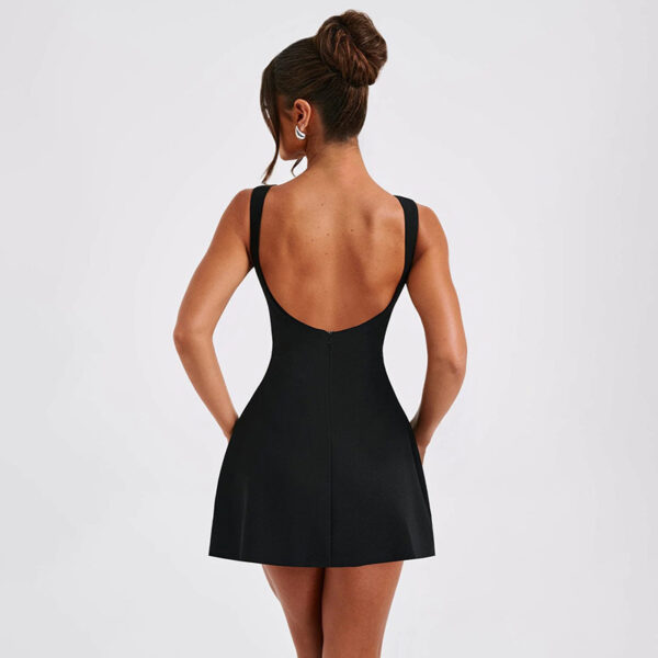 Sexy Slim-fitting Backless Dress Summer Sleeveless Short Dresses - Image 4