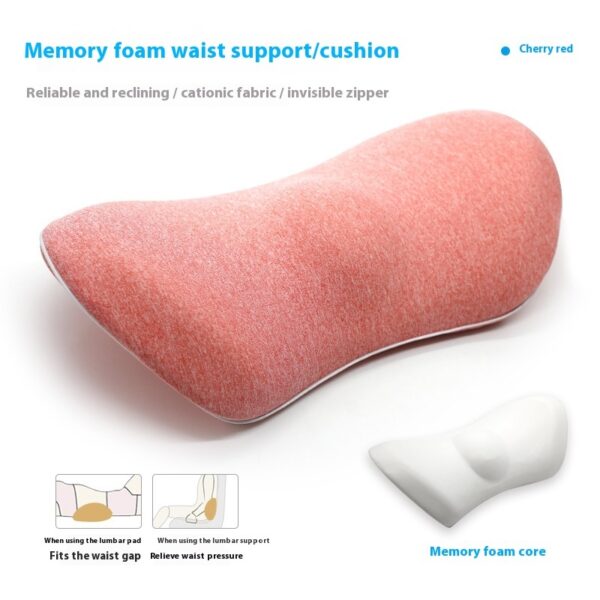 Memory Foam Ingot Lumbar Support Sofa Car And Office Lumbar Support Pillow - Image 3