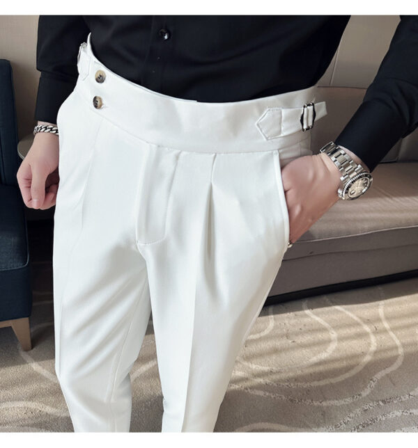 High-grade Casual Suit Slim-fit Ankle-length Pants - Image 10