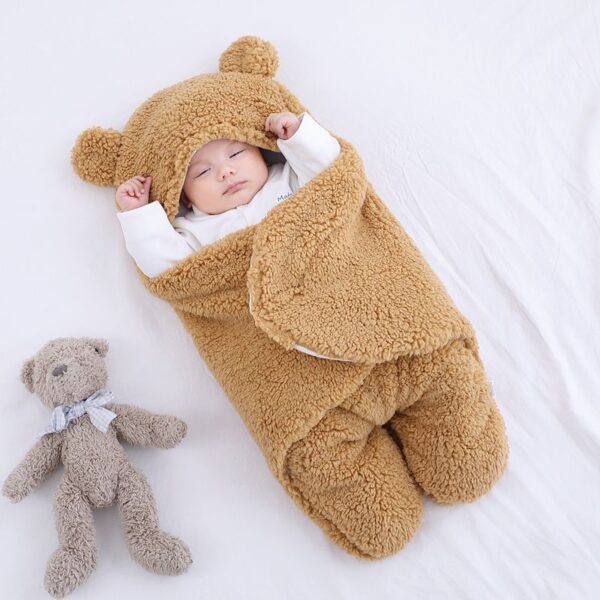 Baby Sleeping Bag Envelope for Newborn Baby Winter Swaddle Blanket - Image 8