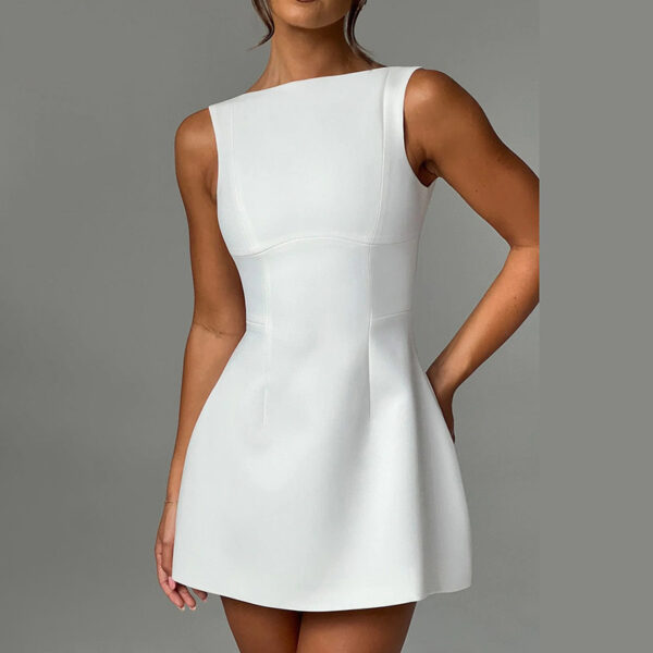 Sexy Slim-fitting Backless Dress Summer Sleeveless Short Dresses - Image 8