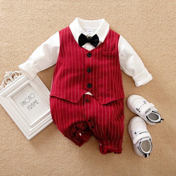 Baby Autumn Clothing Clothes Baby Boy Rompers - Image 2