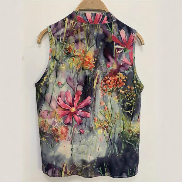 Printed Sleeveless Women's Shirt Women's T-shirt - Image 4