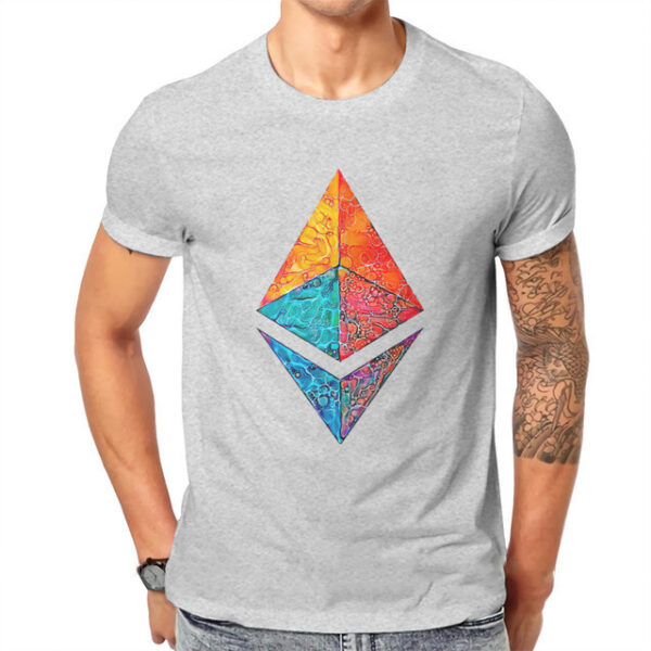 Crypto Etherium Onderscheidend Mannen T-shirt Hipster Kleding - Image 4