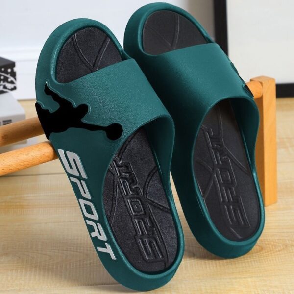 Men's Outdoor Wear Summer Thick-soled Basketball Fashion Slippers Wear-resistant - Image 10