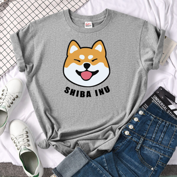 Shiba Inu Dog Printed Short Sleeve T-shirt For Man - Image 8