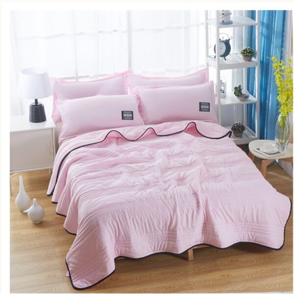 Cooling Blankets Pure Color Summer Quilt Plain Summer Cool Quilt Compressible Air-conditioning Quilt Quilt Blanket - Image 10