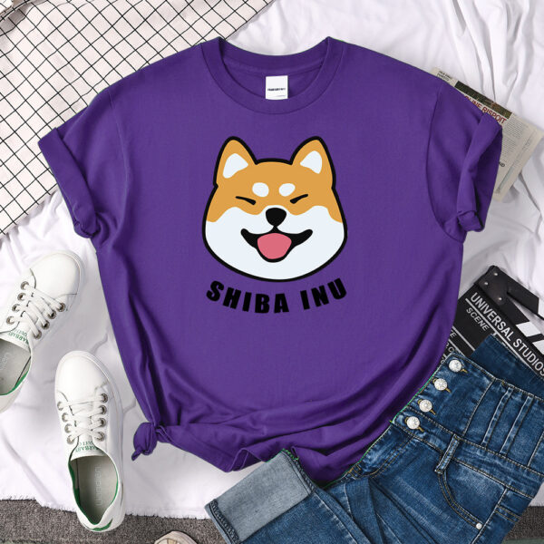 Shiba Inu Dog Printed Short Sleeve T-shirt For Man - Image 7