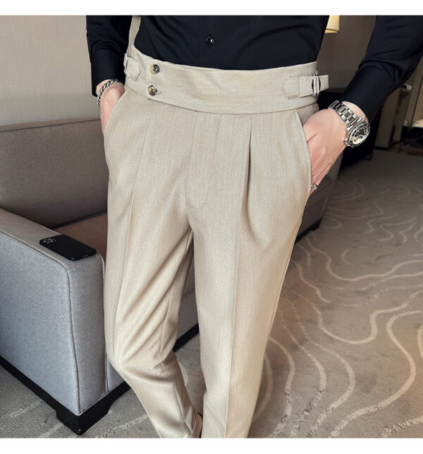 High-grade Casual Suit Slim-fit Ankle-length Pants - Image 3