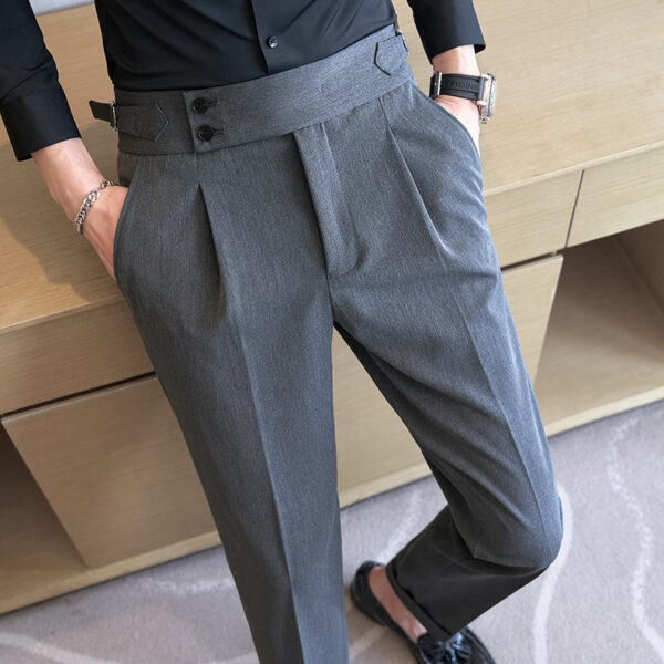 High-grade Casual Suit Slim-fit Ankle-length Pants - Image 2