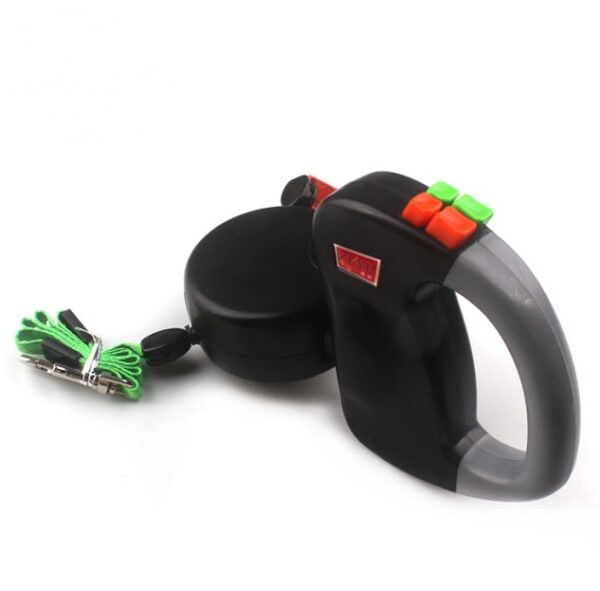 Retractable Dual Pet Dog Walking Leash - Image 3