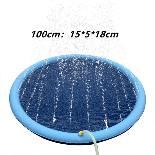 Non-Slip Splash Pad For Kids And Pet Dog Pool Summer Outdoor Water Toys Fun Backyard Fountain Play Mat - Image 7