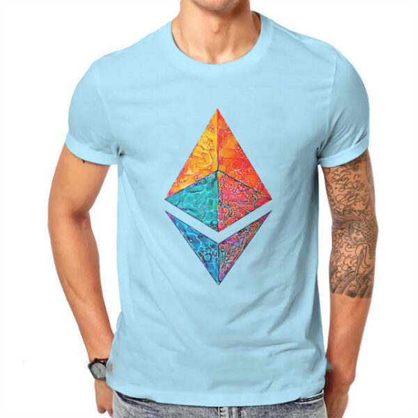 Crypto Etherium Onderscheidend Mannen T-shirt Hipster Kleding - Image 5