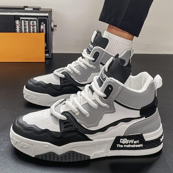 Men's Plus Size High-top Casual Sneaker Mid-top Sports - Image 4