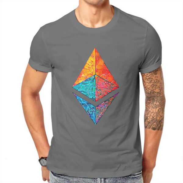 Crypto Etherium Onderscheidend Mannen T-shirt Hipster Kleding - Image 10