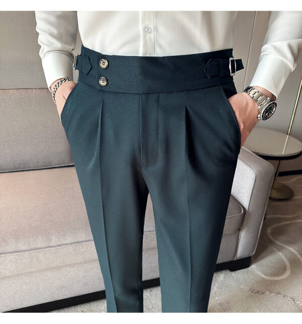 High-grade Casual Suit Slim-fit Ankle-length Pants - Image 9