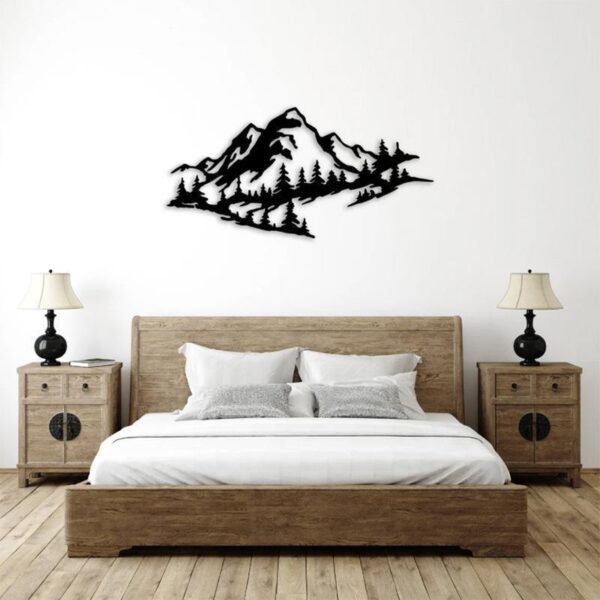 Metal Crafts Mountains Metal Wall Artistic Home Decoration - Image 4