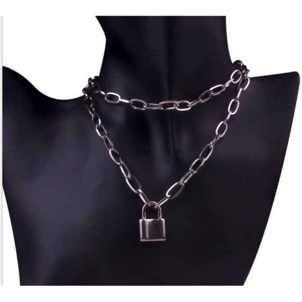 Men And Women Fashion Accessories Chain Padlock - Image 7