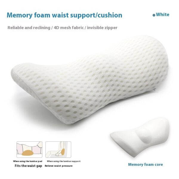 Memory Foam Ingot Lumbar Support Sofa Car And Office Lumbar Support Pillow - Image 2