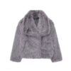 Winter Plush Coat Fashion Thicken Lapel Outwear Casual Long Sleeve Tops Womens Clothing - Image 2