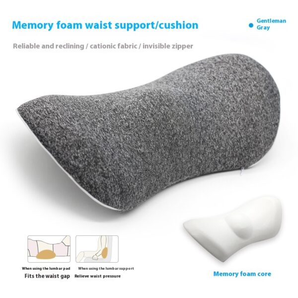 Memory Foam Ingot Lumbar Support Sofa Car And Office Lumbar Support Pillow - Image 8