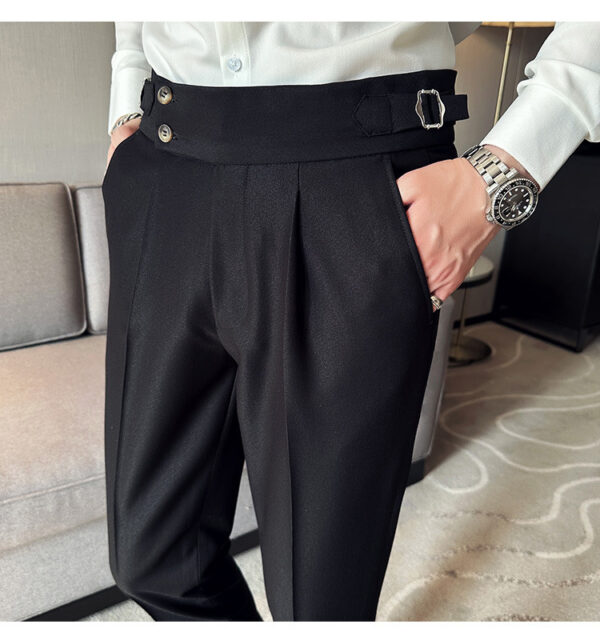 High-grade Casual Suit Slim-fit Ankle-length Pants - Image 6