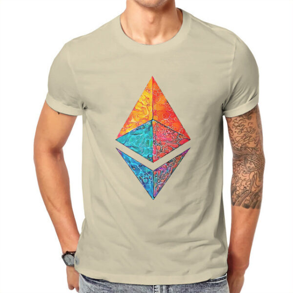 Crypto Etherium Onderscheidend Mannen T-shirt Hipster Kleding - Image 9