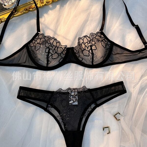 Women's Elegant Underwear Embroidered Sexy Lingerie Uniform - Image 5