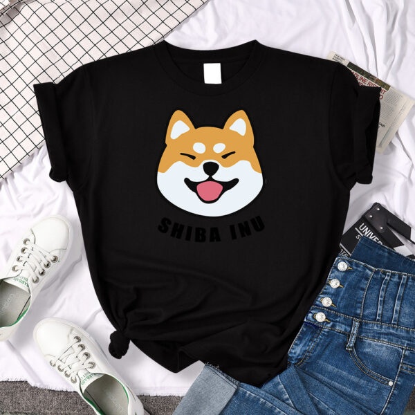 Shiba Inu Dog Printed Short Sleeve T-shirt For Man - Image 3