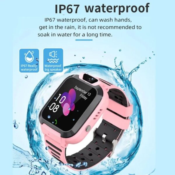 SOS Call LBS Tracker 2G Card-inserting Camera Children Waterproof Watch - Image 2