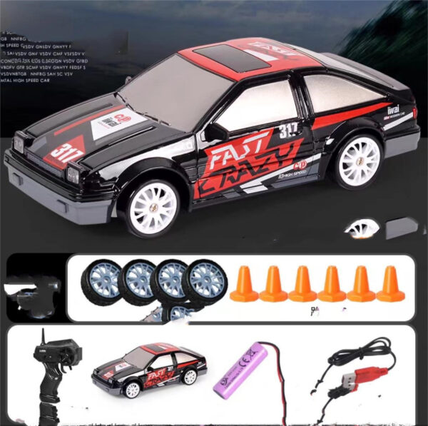 2.4G Drift Rc Car 4WD RC Drift Car Toy Remote Control GTR Model AE86 Vehicle Car RC Racing Car Toy For Children Christmas Gifts - Image 7